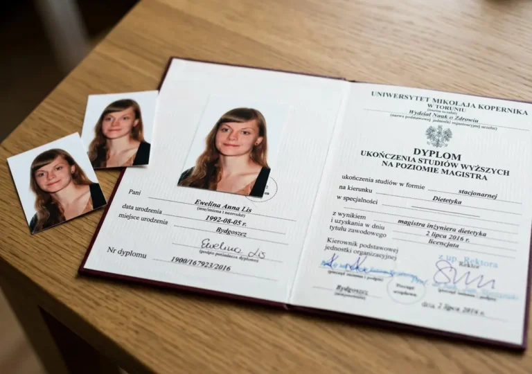 Dyplom ukończenia studiów